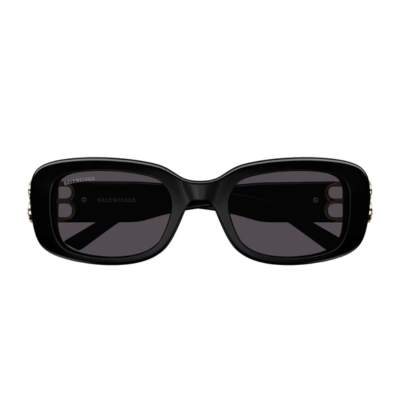 NEW BALENCIAGA WOMEN SQUARE BLACK BB0310SK 001 SUNGLASSES - Picture 3 of 6